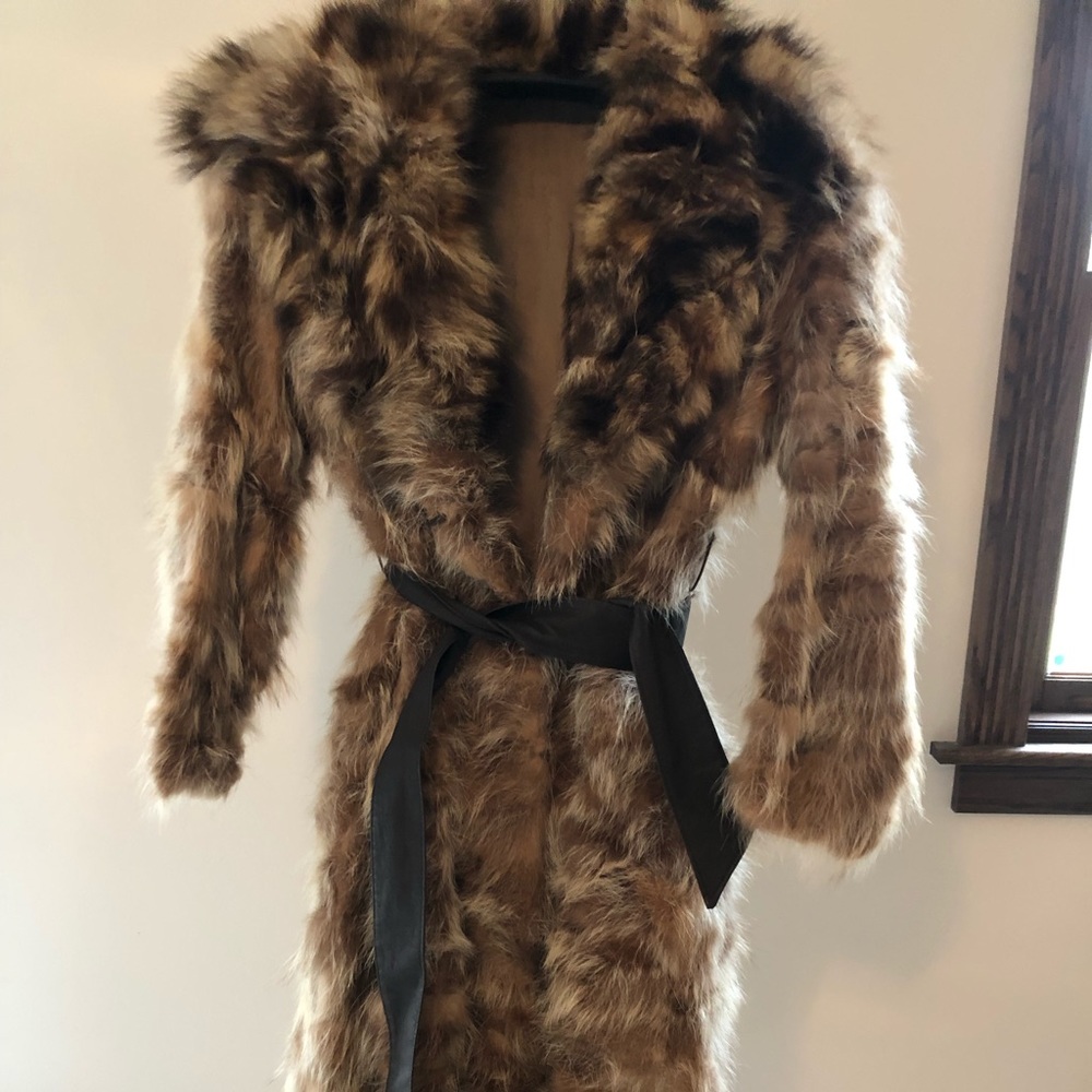 Vintage Raccoon Fur Jacket